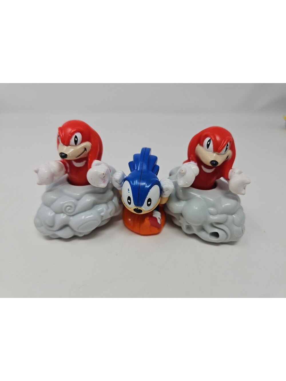 Lot Of 3 Vntg 1993 McDonald’s Sonic & Knuckles Happy Meal Toys Lot Sega Figures